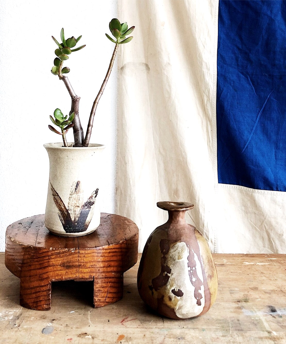 Chunky Primitive Wood Stand