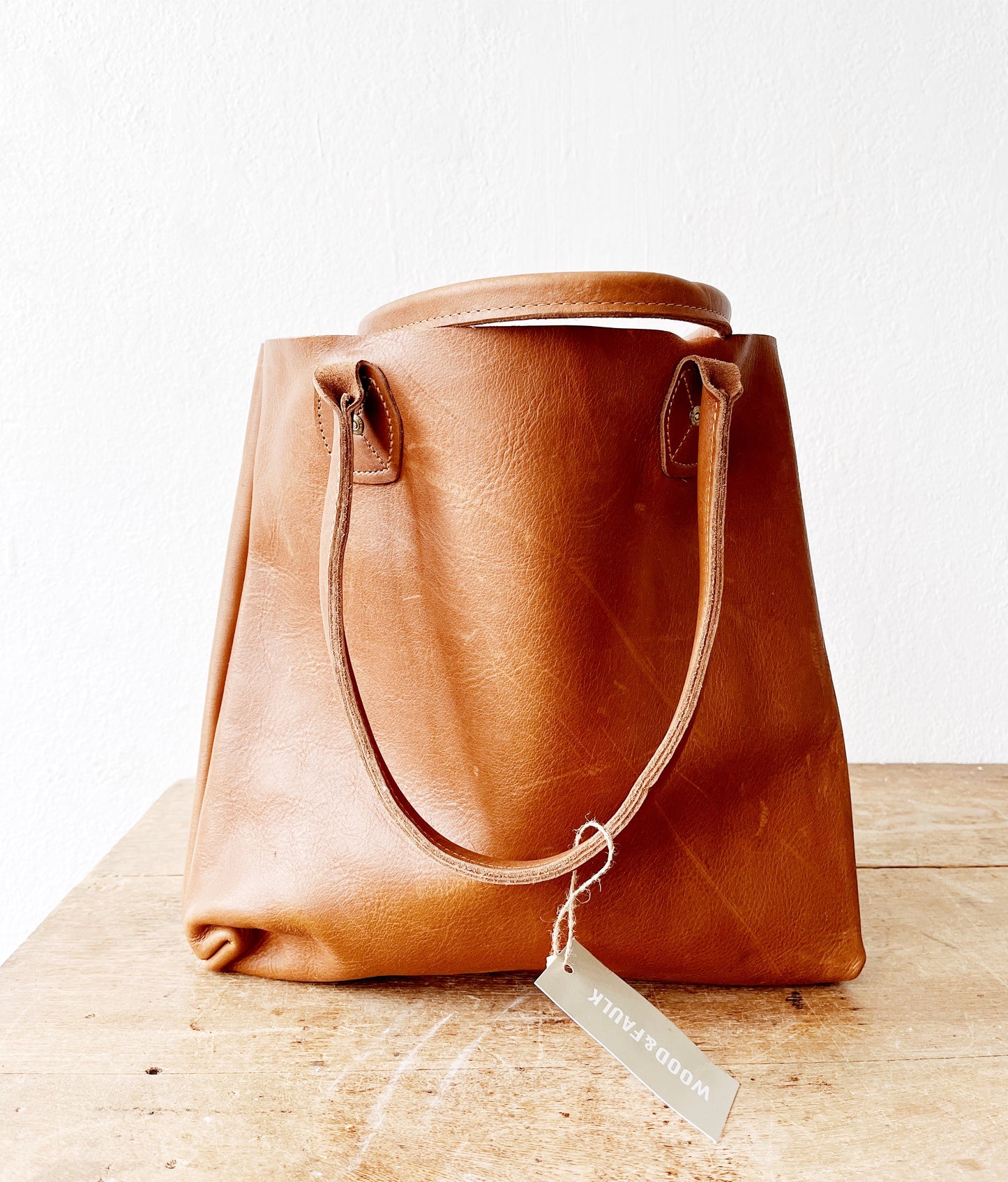 Wood and Faulk Slouch Tote
