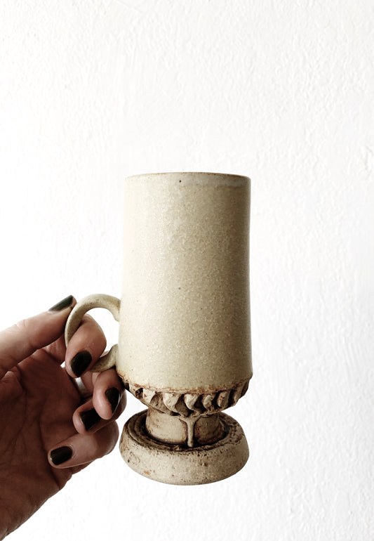 Handmade stoneware Mug Pair