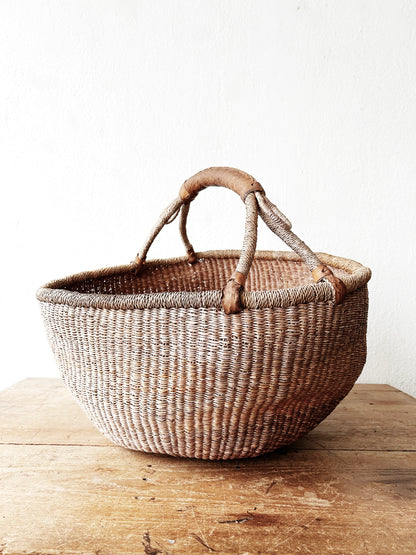 Large Vintage Bolga Basket