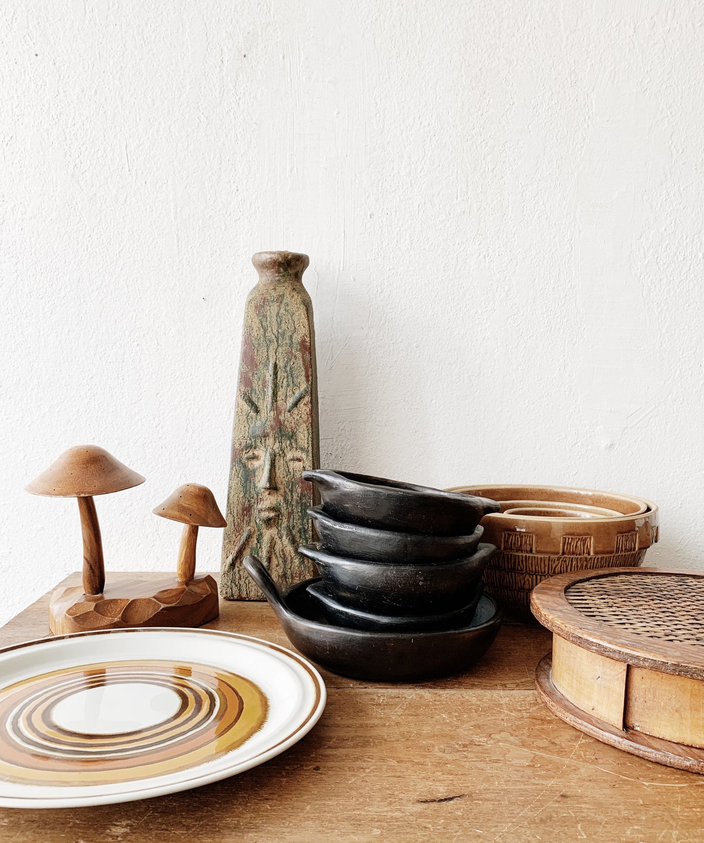 Vintage Ceramic Serving Platter Japan