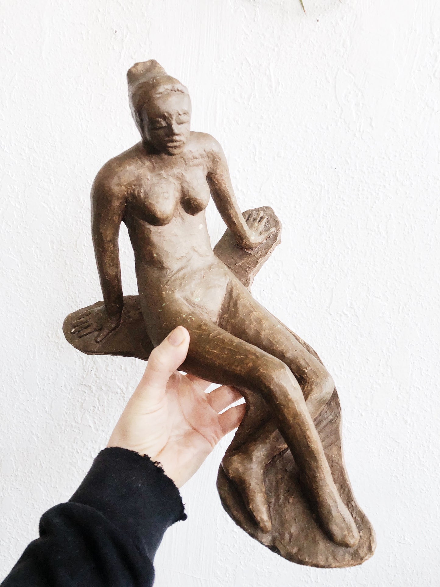 Vintage Handmade Ceramic Nude Sculpture