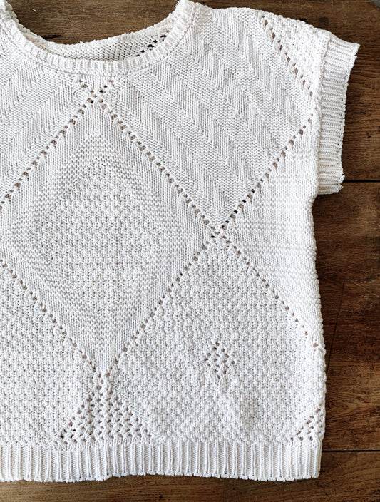 Vintage Cotton Knit Sweater