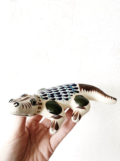 Tonala Pottery Alligator Mexico