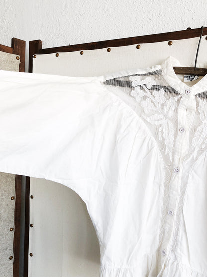 Vintage Cotton Dolman Blouse