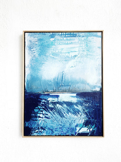Original Framed Abstract Painting