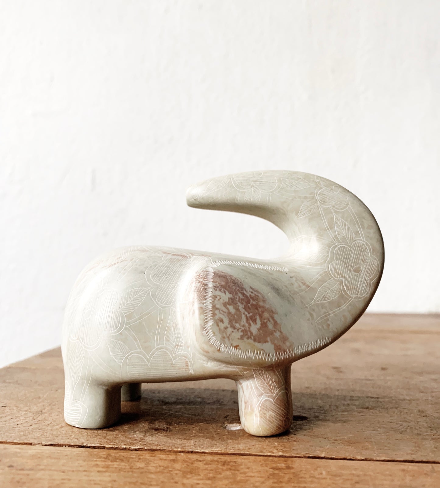 Vintage Soapstone Elephant