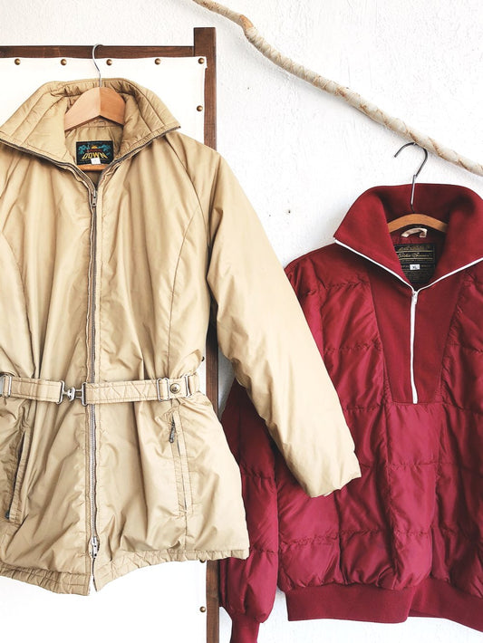 Vintage Bauer Down Puffer Coat