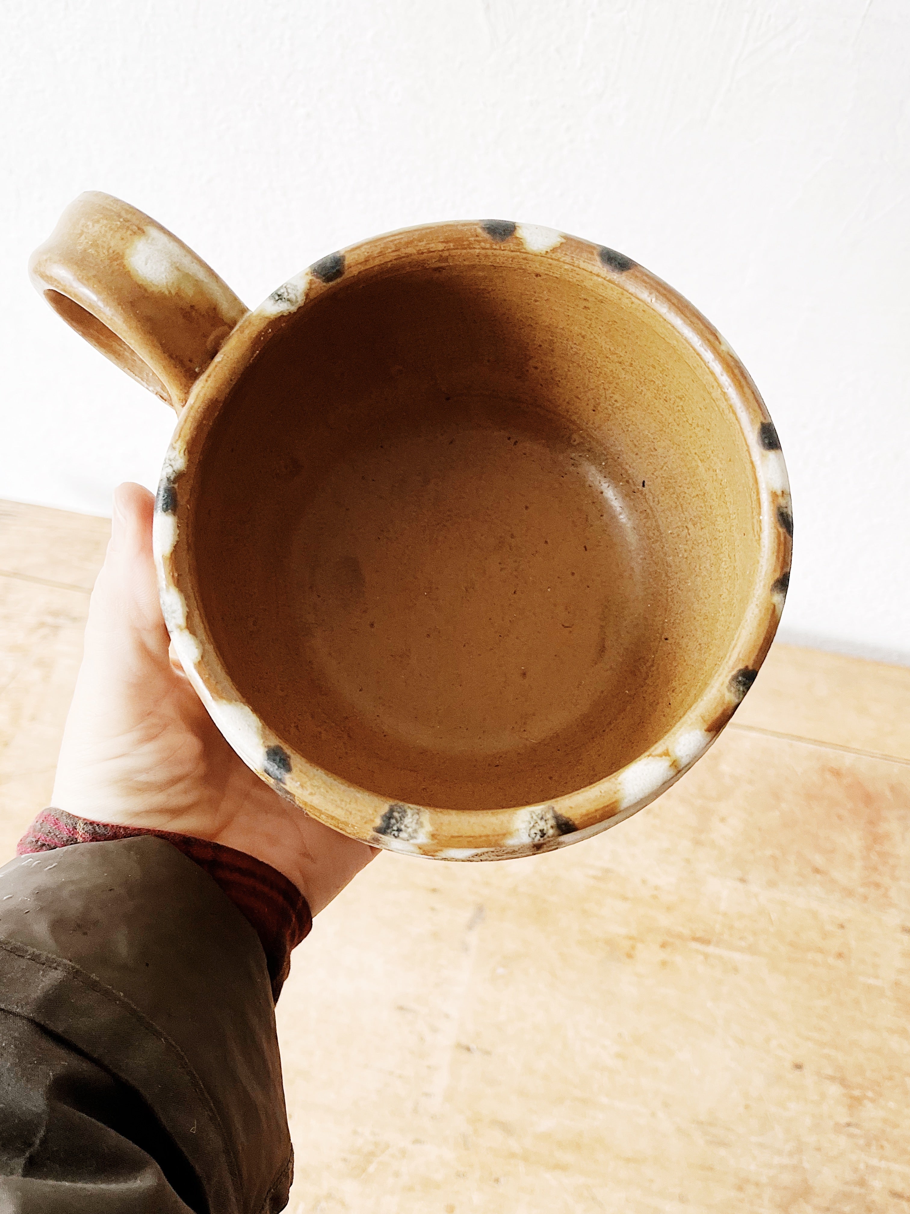 Vintage Ceramic Handled Bowl - Thumbnail 4