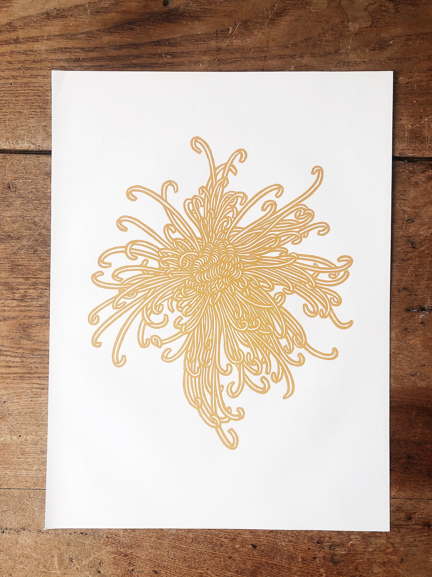 Vintage Czechoslovakian Wood Cut