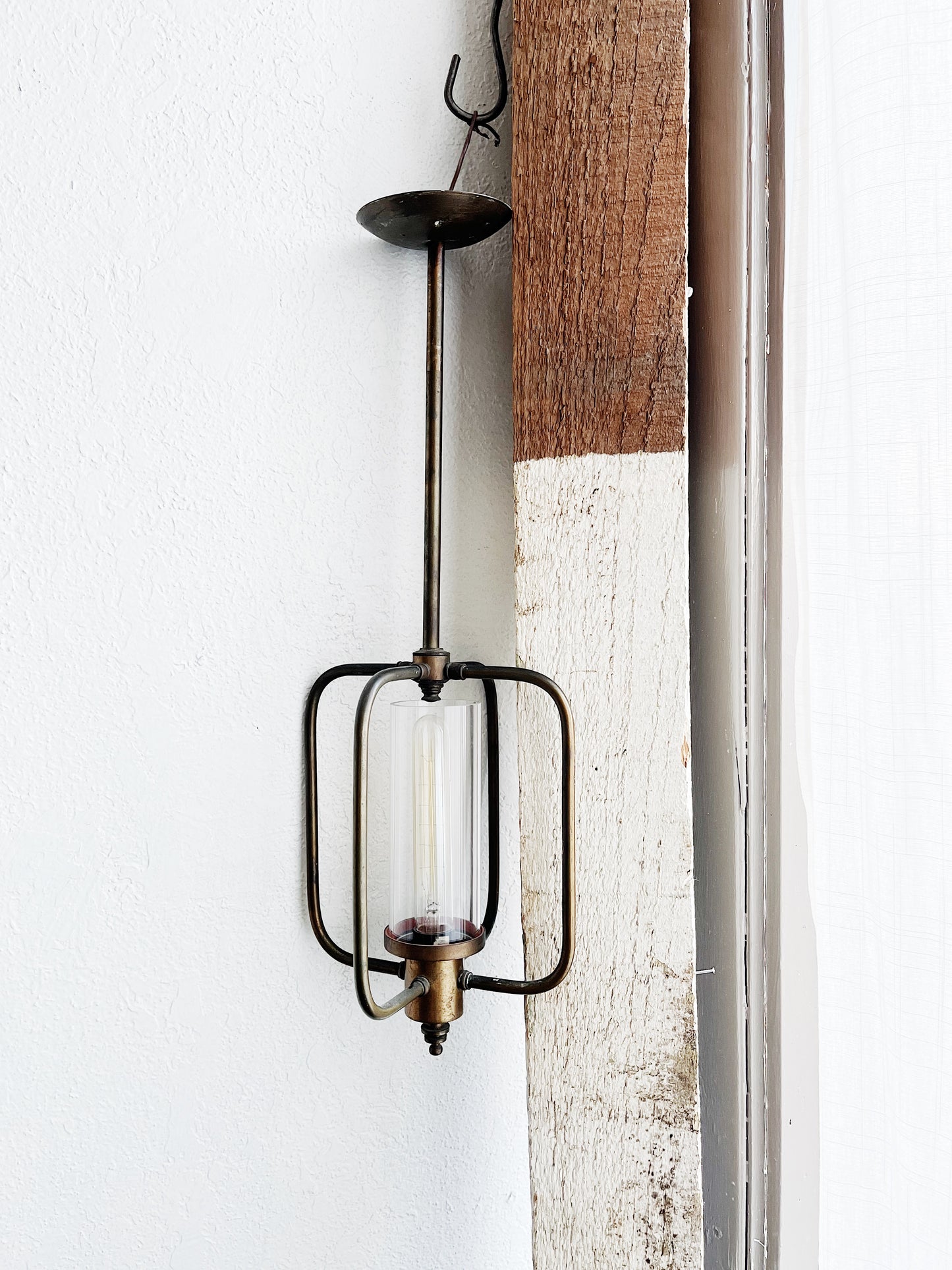 Machine Age Brass Pendant Lamp