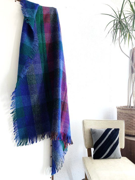 Vintage Irish Wool Blanket