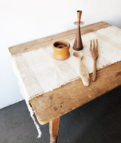 Vintage Homespun Runner