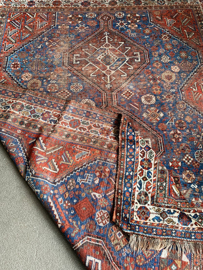 Persian Hand Knotted Wool Rug 7.5x10.5 ft