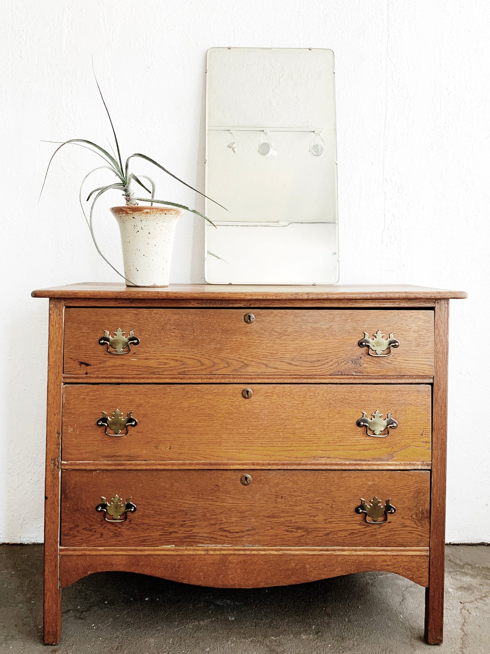 oak vintage dresser Antique Oak Dresser – Maven Collective