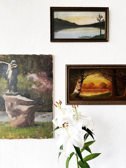 Antique Pastel Painting