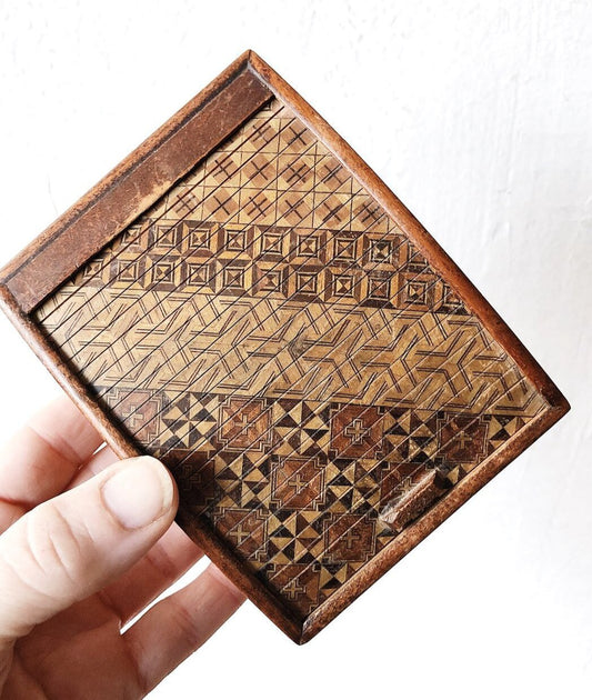 Petite Vintage Japanese Tambour Chest