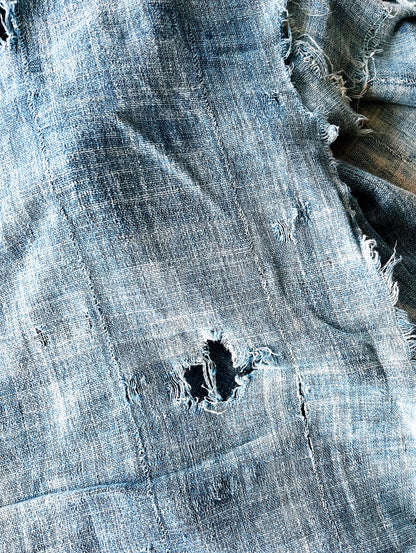 Vintage Indigo Mudcloth