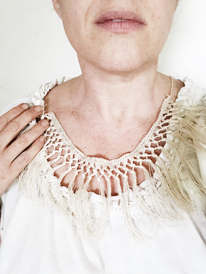 Vintage Fringe Neckpiece