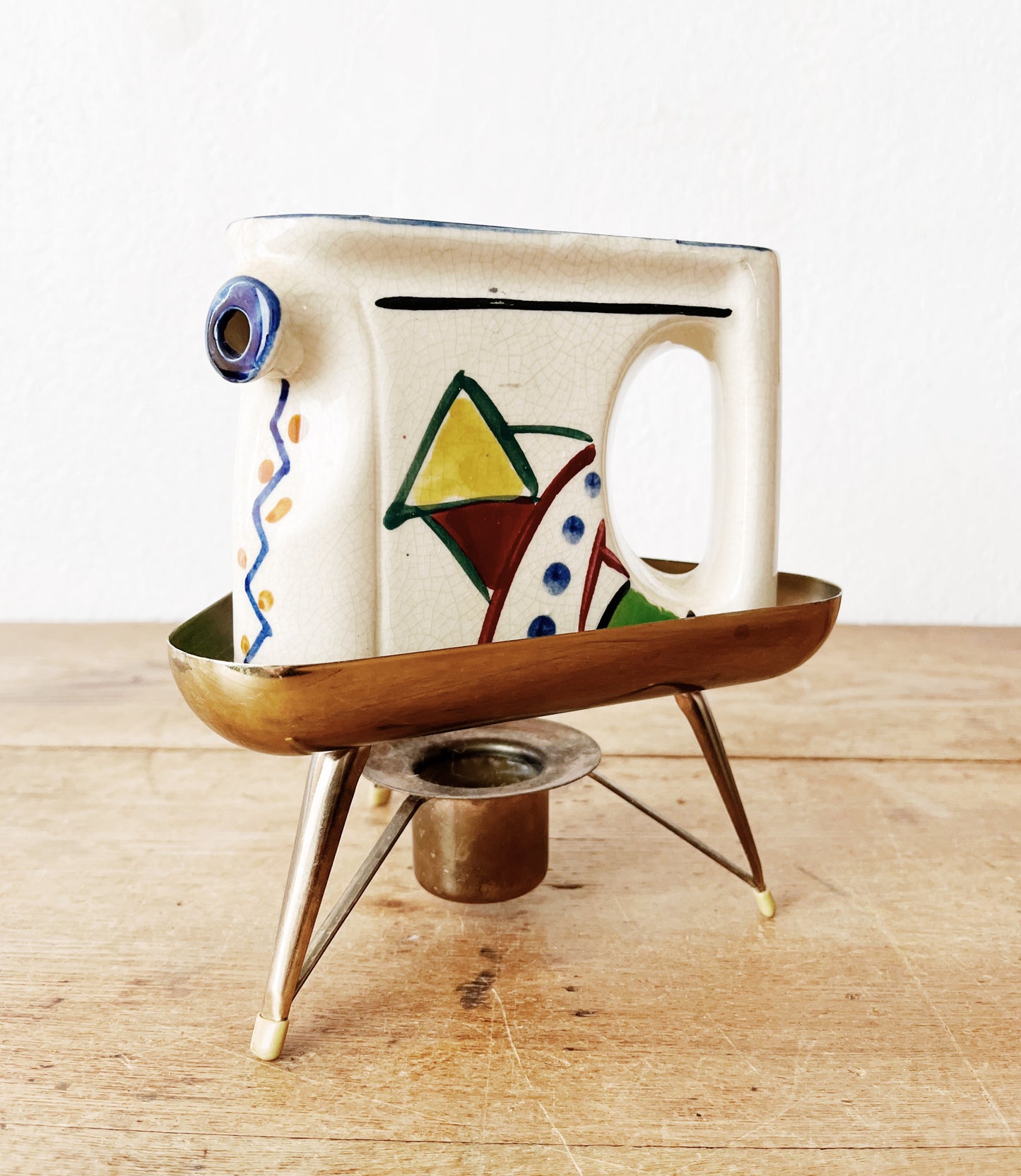 Mid Century Japanese Teapot and Stand