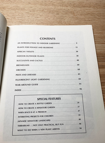 Vintage How to Grow House Plants Sunset Book