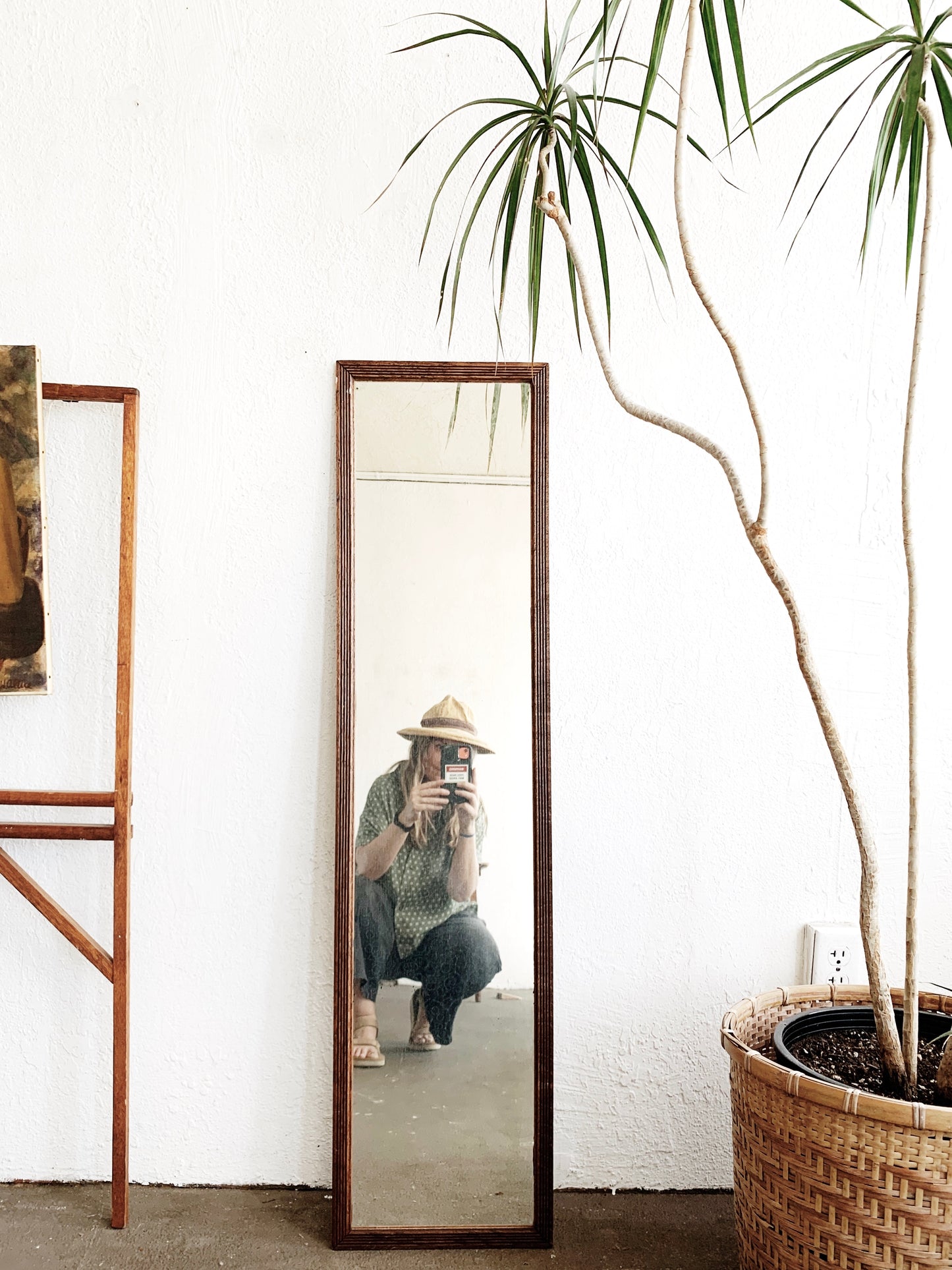 Vintage Oval Or Dressing Mirror