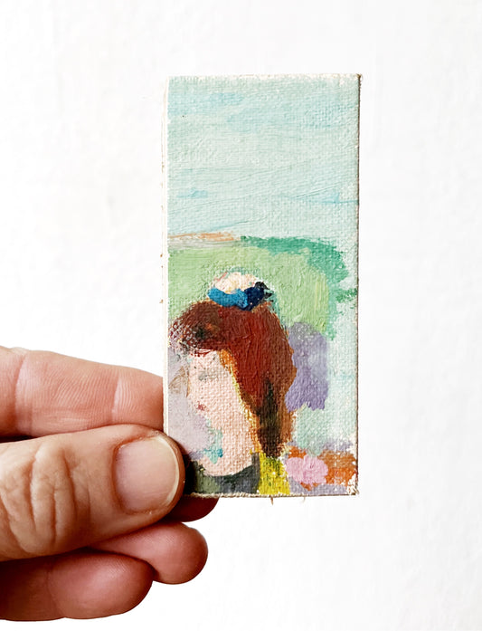Abstract Portrait Mini Painting