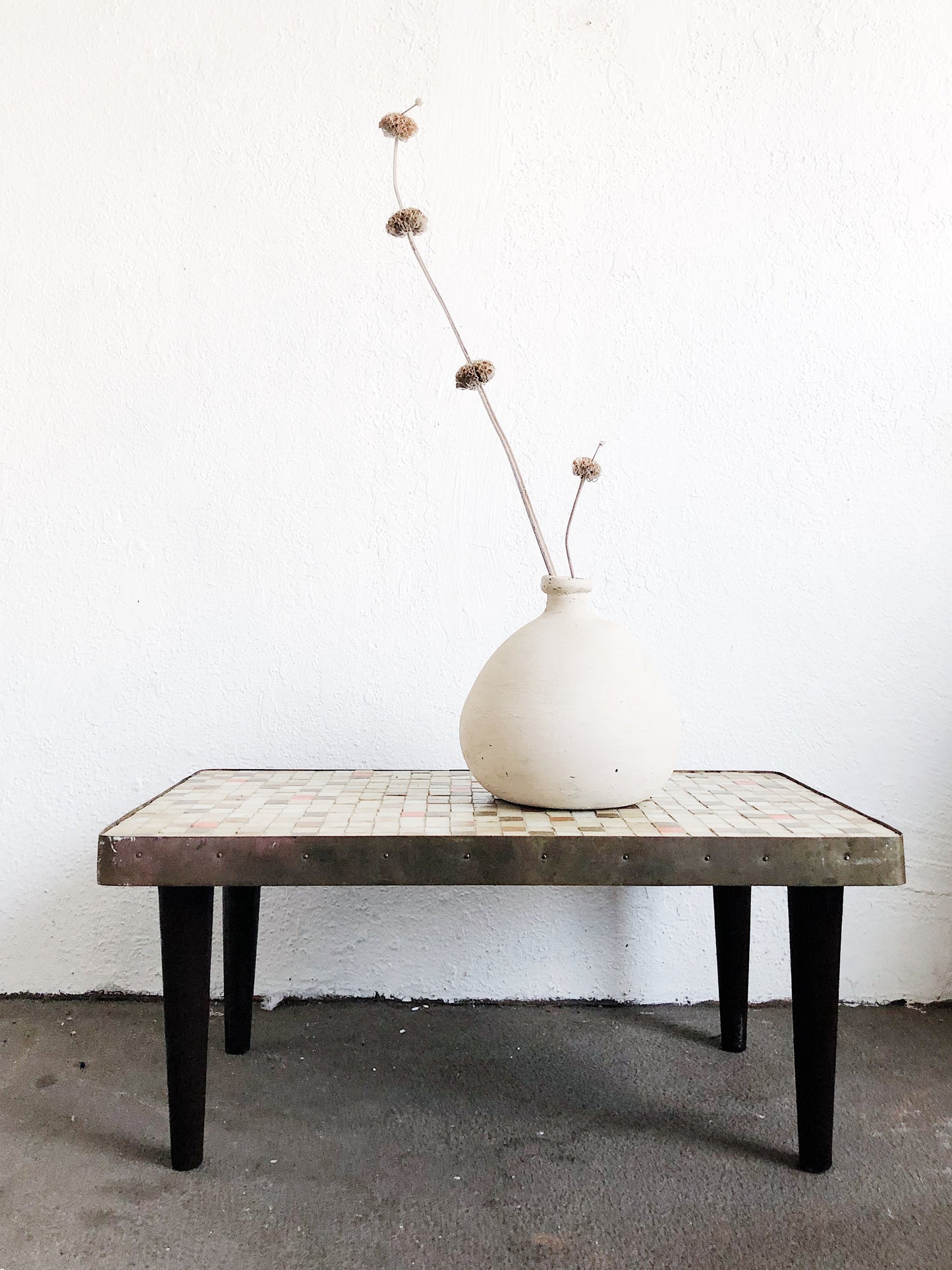 Vintage Mosaic Tile Table