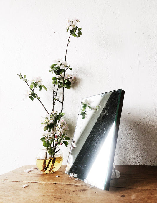 Vintage Plate Glass Mirror