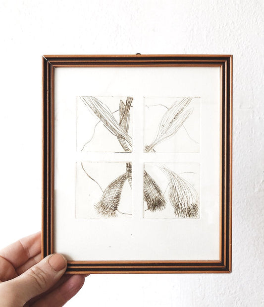 Original Vintage Etching