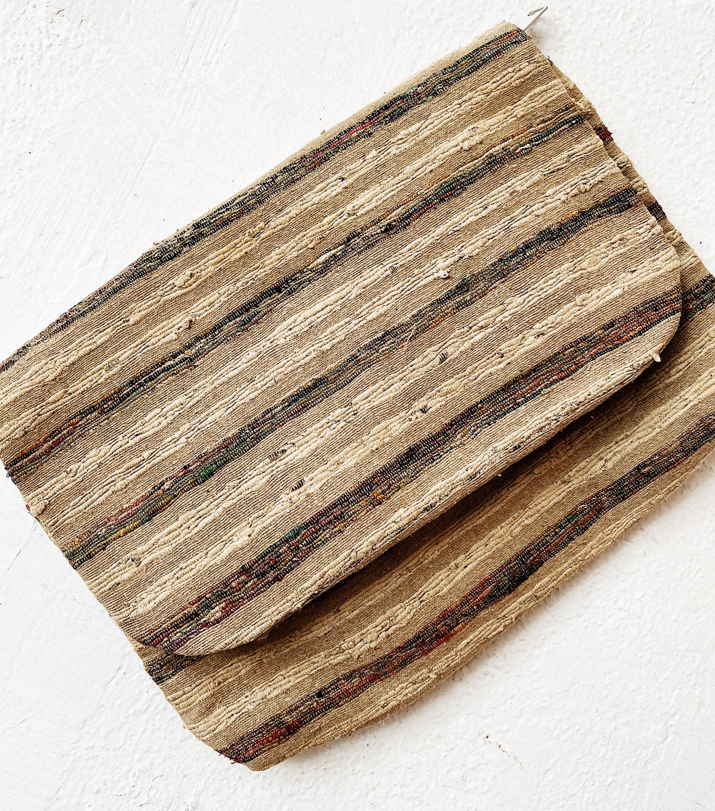 Vintage Woven Envelope Clutch