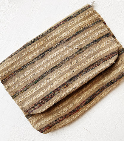Vintage Woven Envelope Clutch