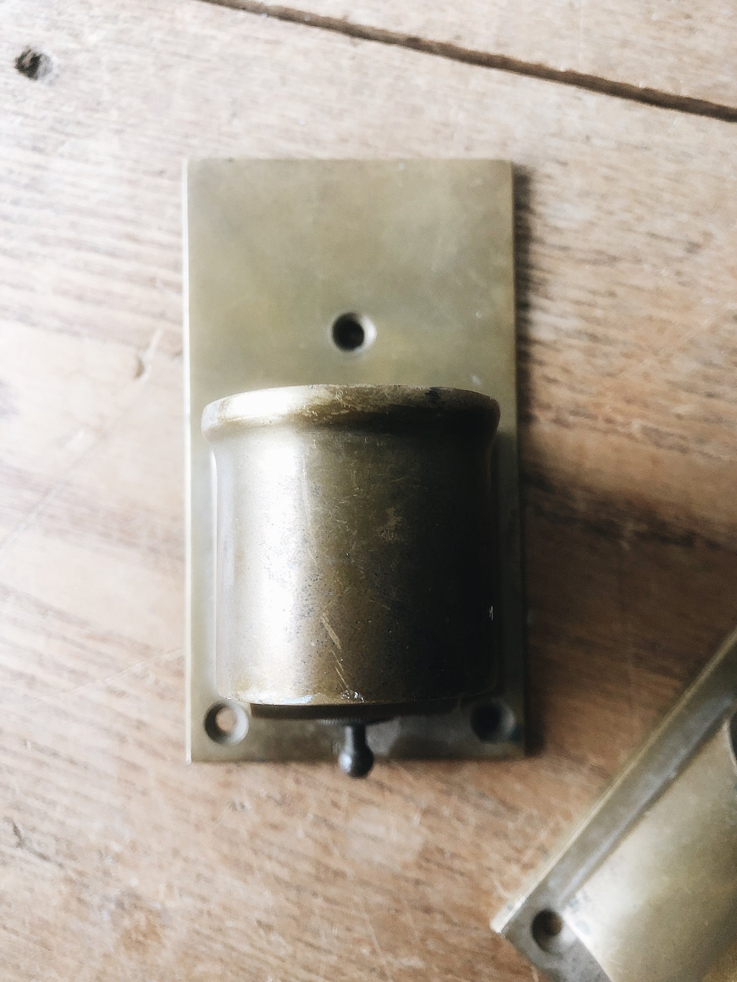 Vintage 1930s Brass Marine Sconce