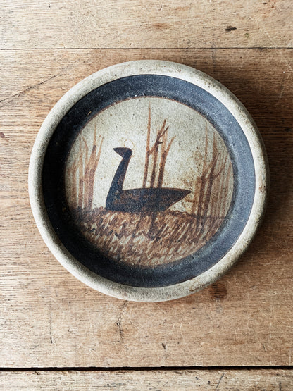 Vintage Stoneware Art Pottery Dish