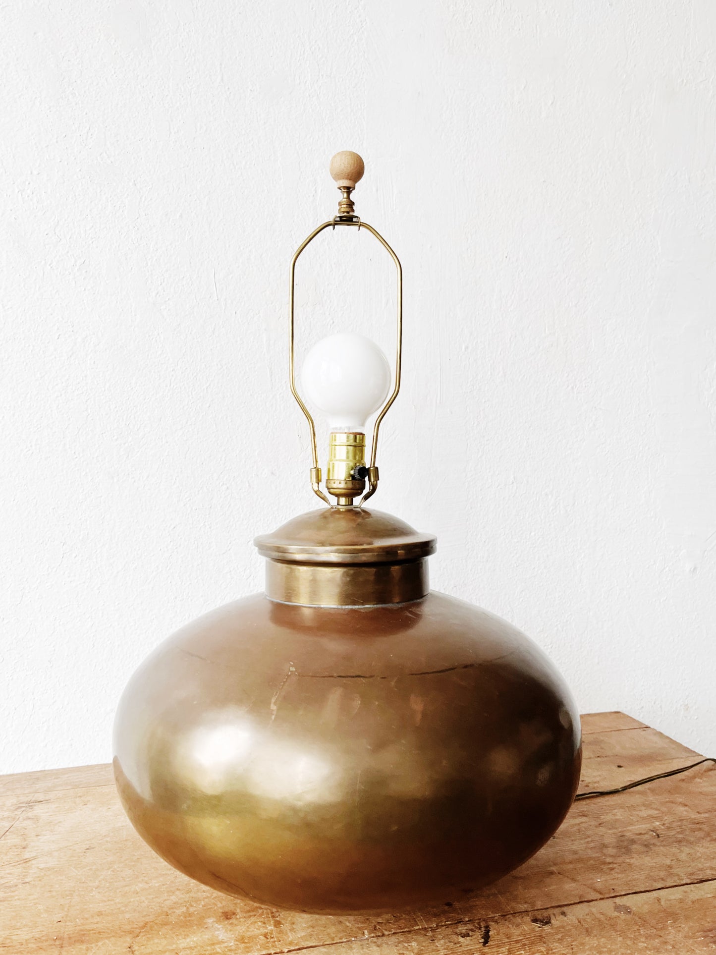 Vintage Brass Lamp