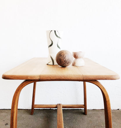 Mid Century Bentwood Side Table