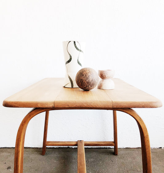 Mid Century Bentwood Side Table