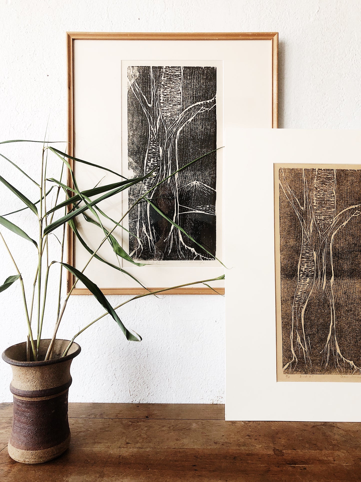 Vintage 1960s Framed Original Engraving