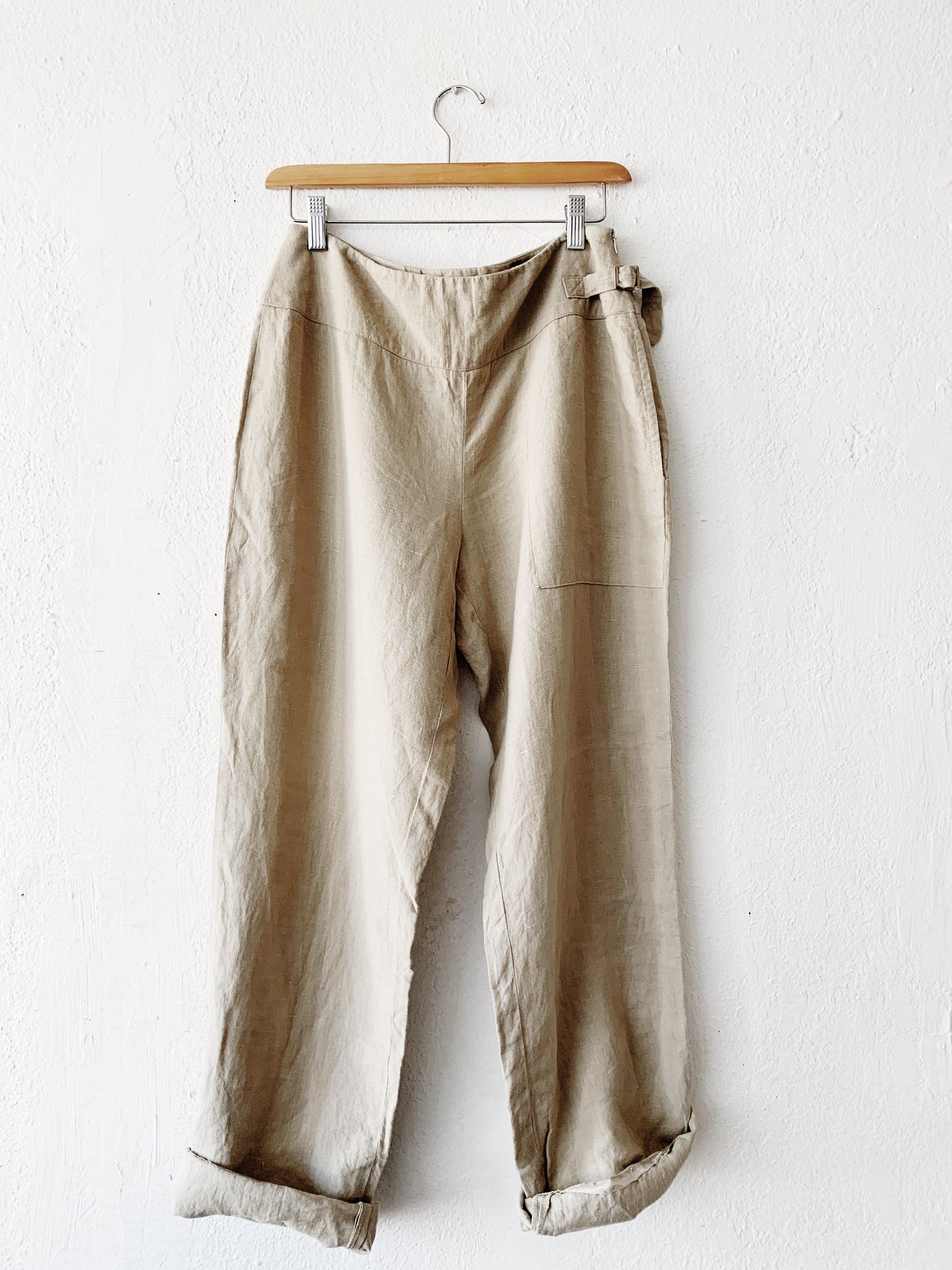 J Peterman Linen Trousers
