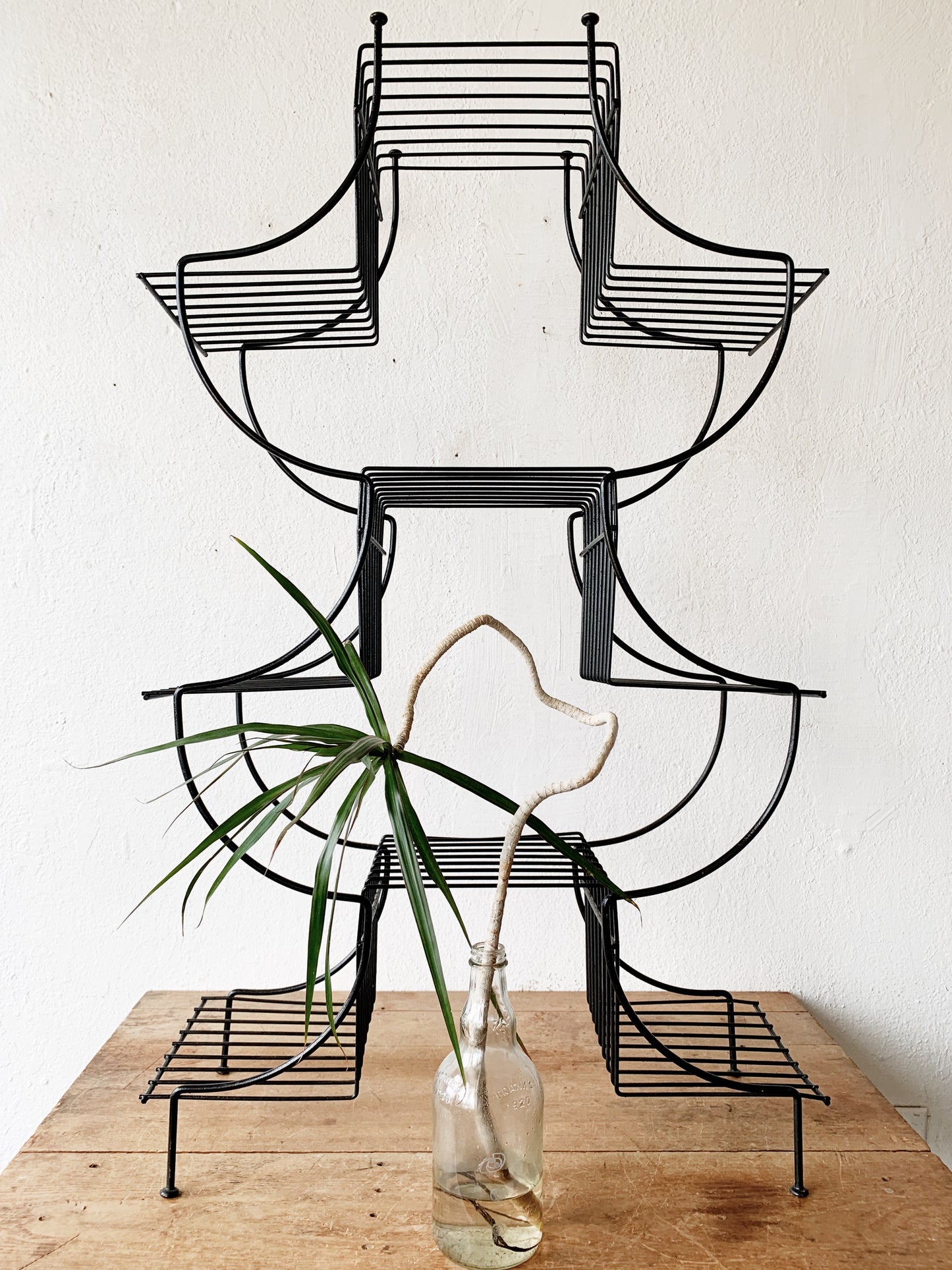 Mid Century Tiered Plant Stand