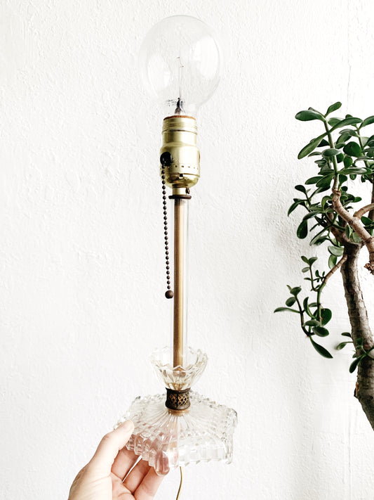 1940’s Cut Glass Lamp