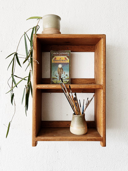 Chunky Vintage Oak Shelf