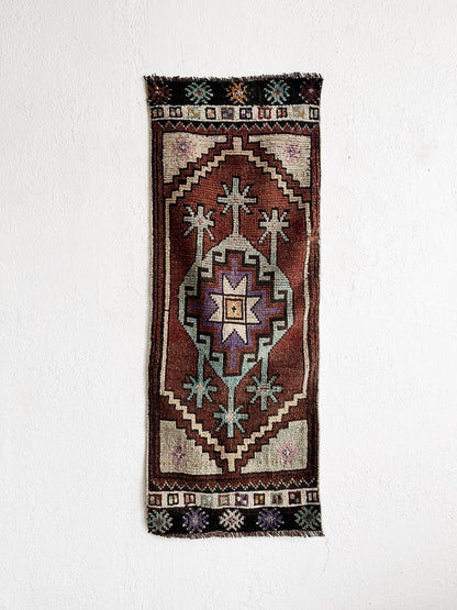 Vintage Turkish Mini Rug
