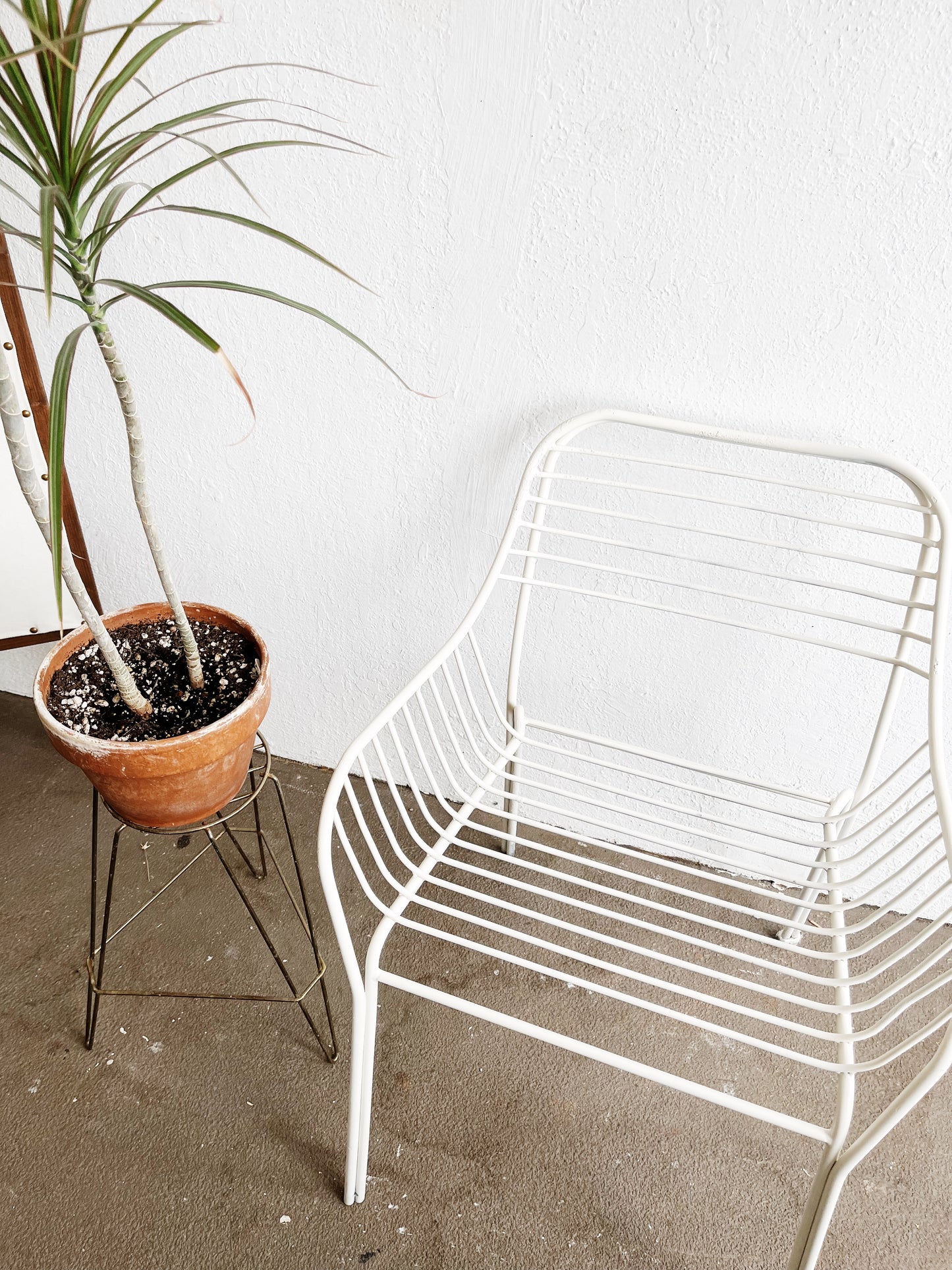 Mid Century Wrought Iron Chair