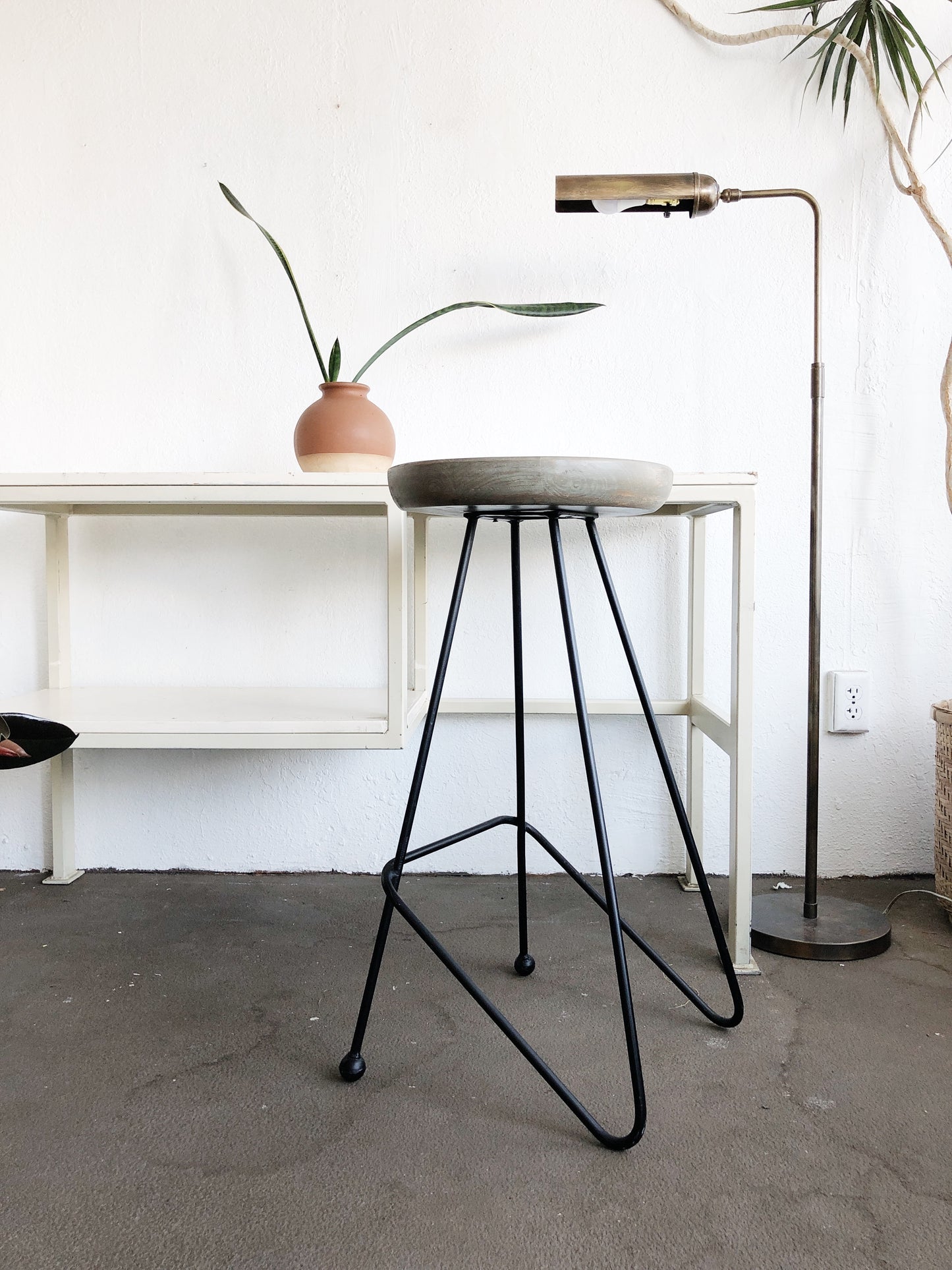 Edloe Finch MCM Style Stool