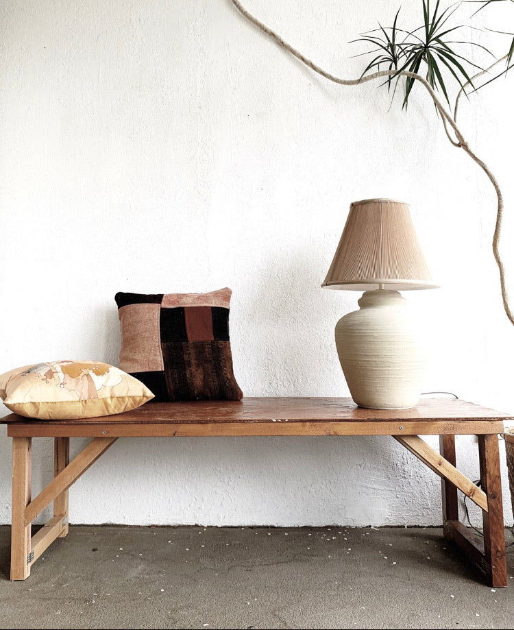 Long Handmade Wood Table or Bench