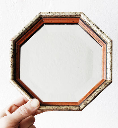 Vintage Petite Octagonal Mirror