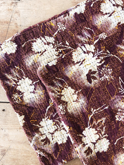Vintage Kantha Quilt Pillow Cover