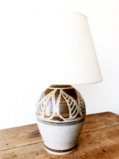 Vintage Stoneware Lamp