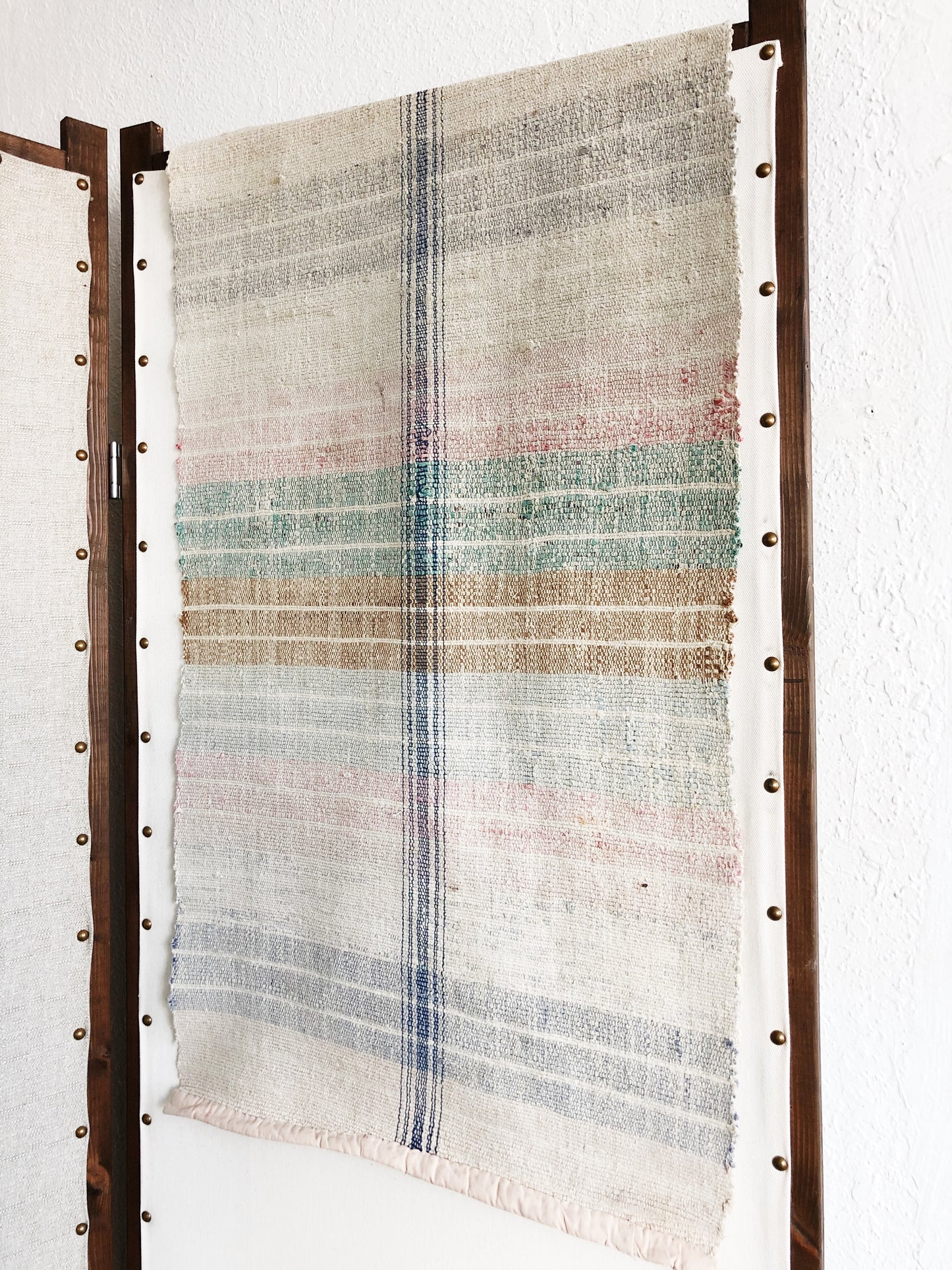 Vintage Hungarian Rag Weaving / Runner